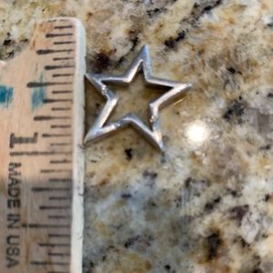925 Silver Star w/3 small Diamonds